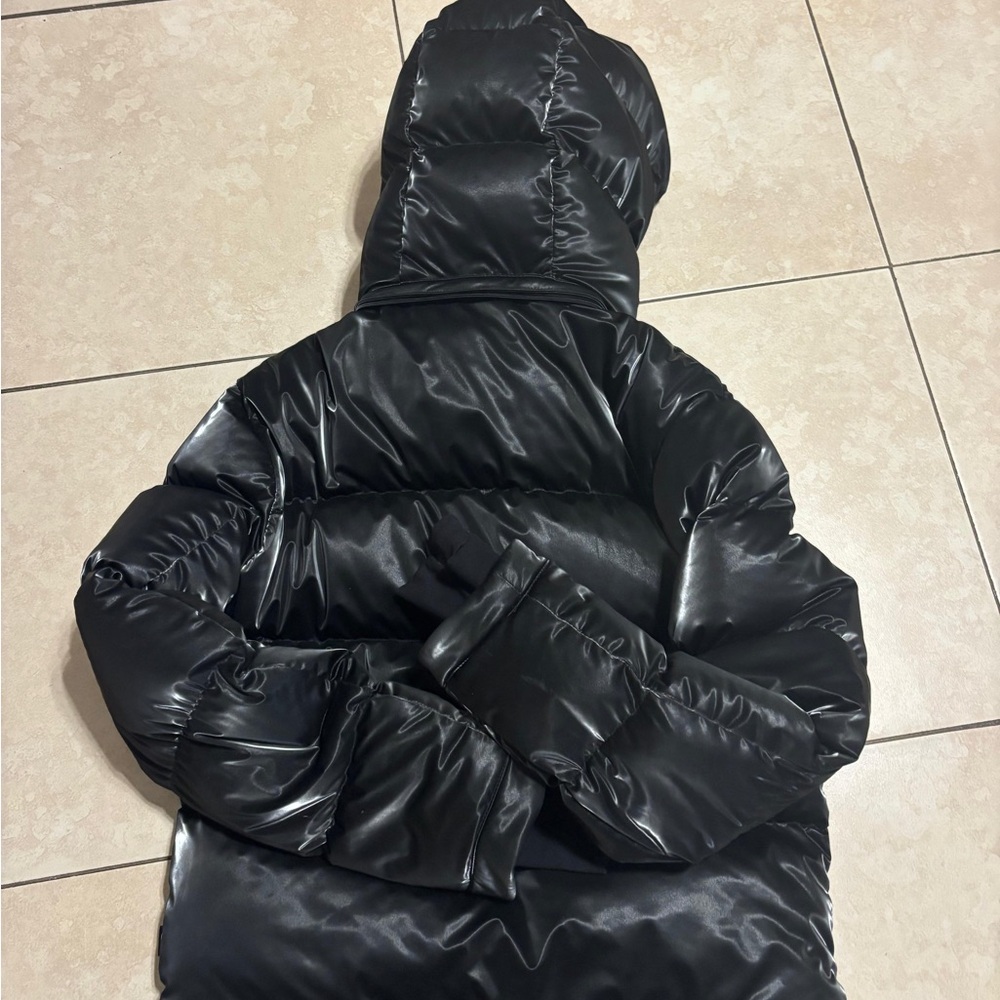 Aritzia Black Super Puff Jacket - image 3